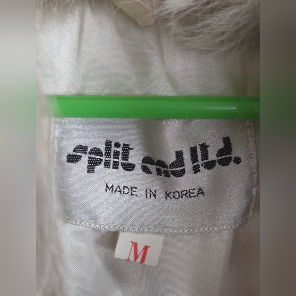 Split End Ltd. Rabbit Fur Fully Lined Jacket Size… - image 4